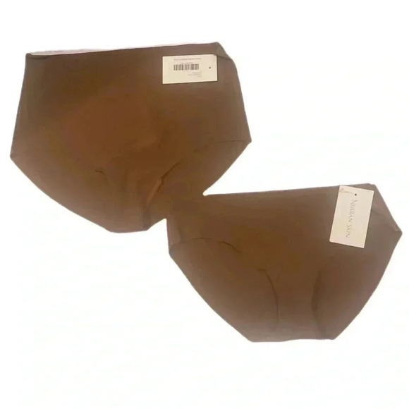 NWT lot  of 2 Nubian skin classic high waist stretch cinnamon panty underwear S - Picture 2 of 2